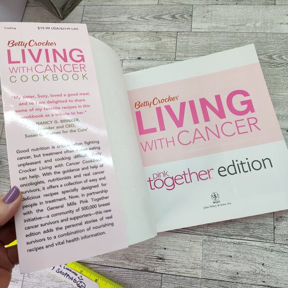 Betty Crocker Living with Cancer Cookbook Kris Ghosh MD MBA Linda Carson MD - Picture 3 of 13